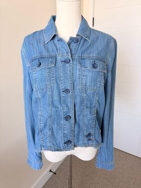 Tommy Bahama Light Blue Denim Jacket